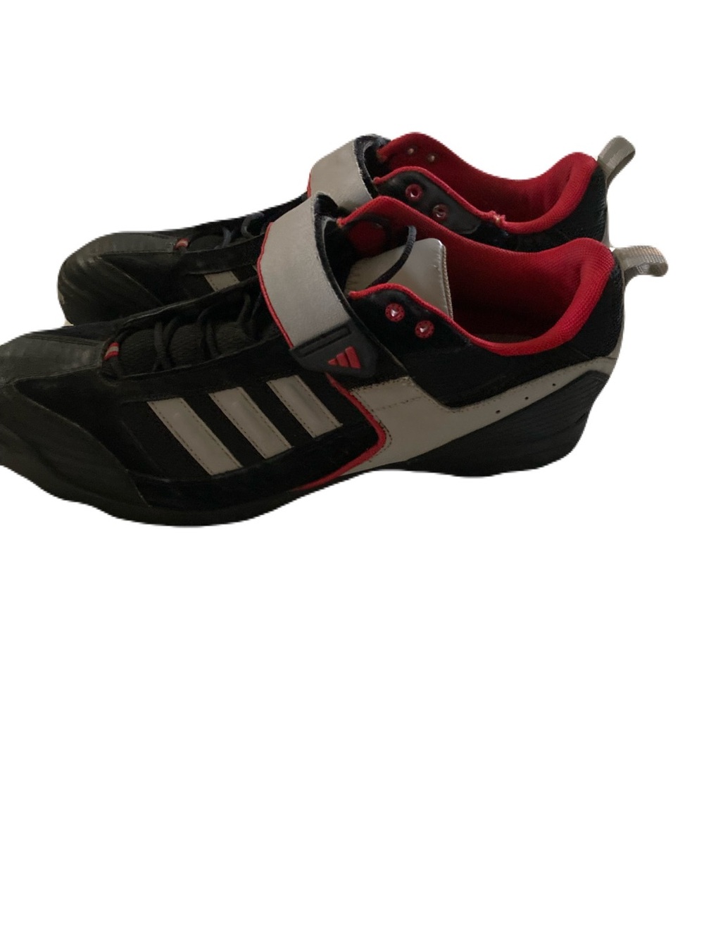 adidas Men’s Black, White & Red Low-Top Athletic Sneakers